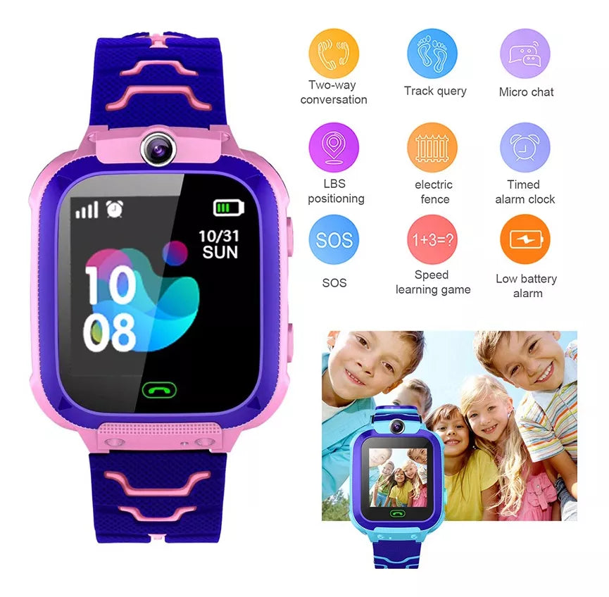 Smartwatch Q12 para Niños con Llamadas y Localización