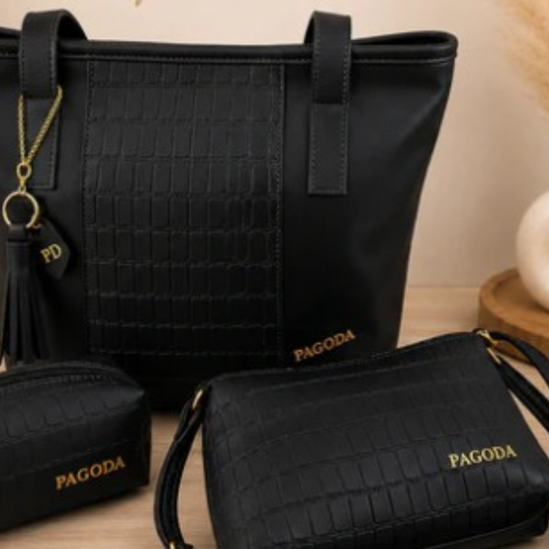 Set de 3 Accesorios en Cuero para Dama - Línea Ibiza