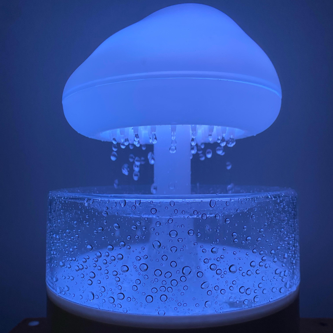 Difusor Parlante Nube Y Lluvia