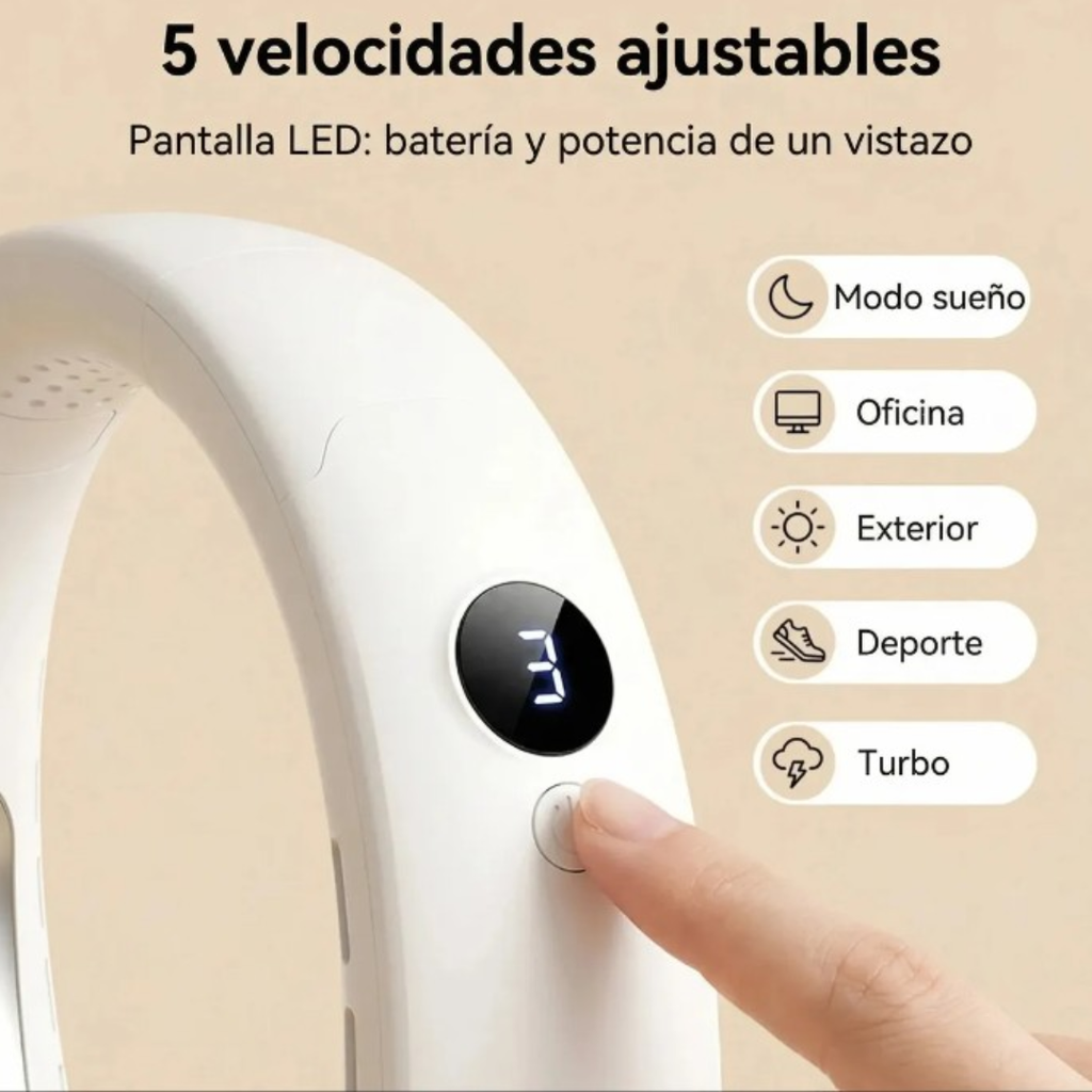 Ventilador de cuello personal