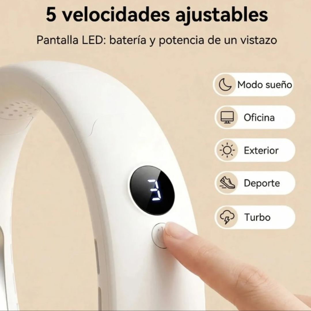 Ventilador de cuello personal